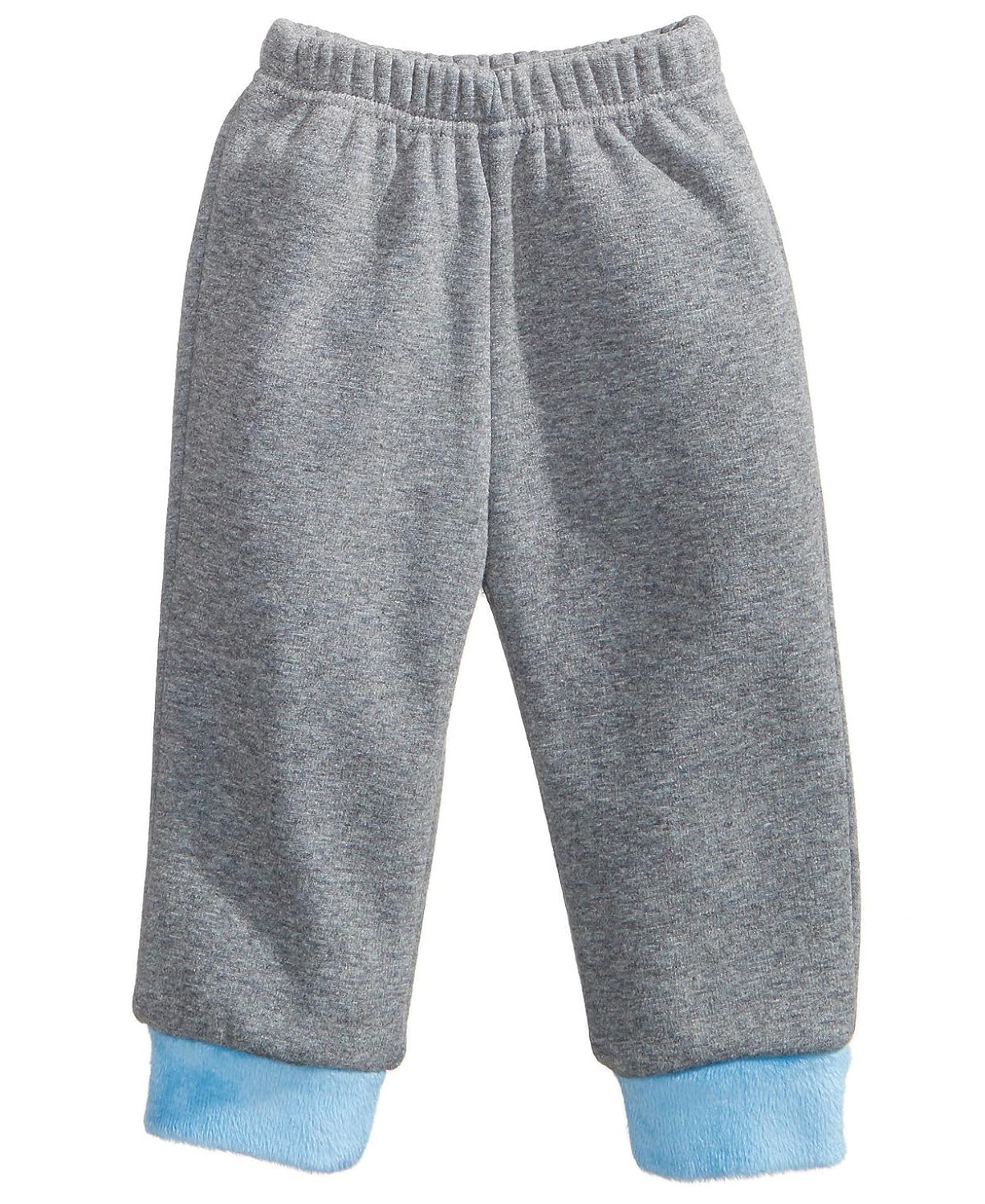 first impressions jogger pants with faux-fur hems, baby boys