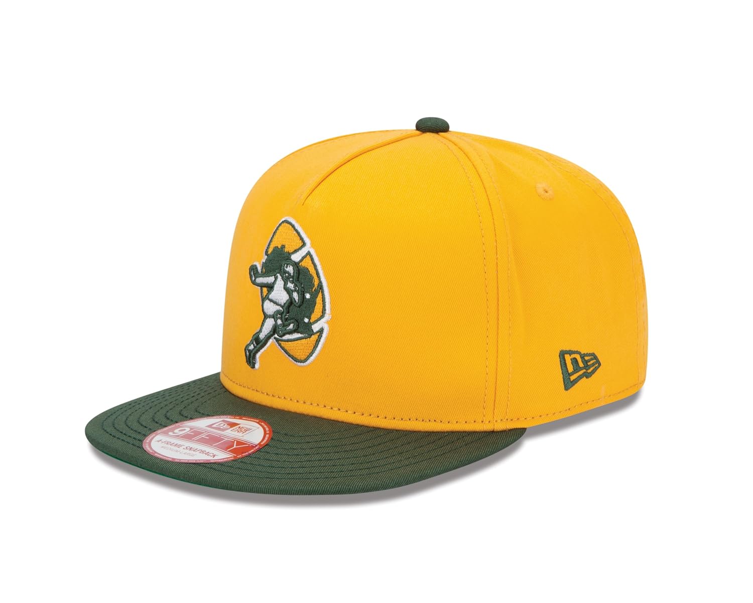 nfl green bay packers team 翻转历史9 fifty 平舌帽 绿色 中号/大号