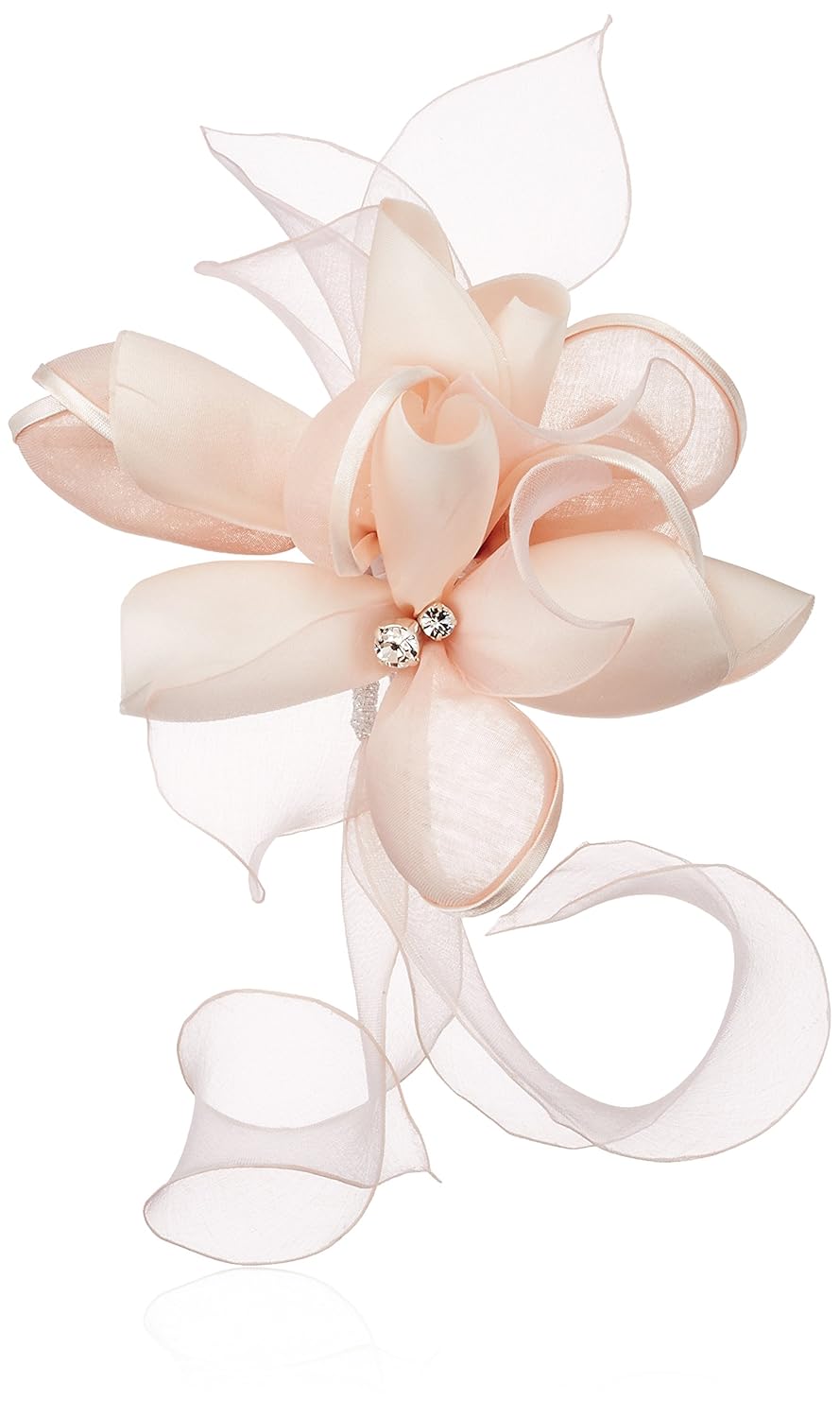 [ plus vendome ] 2 way 带夹子花丝绸胸花粉色 pvus7305 p2