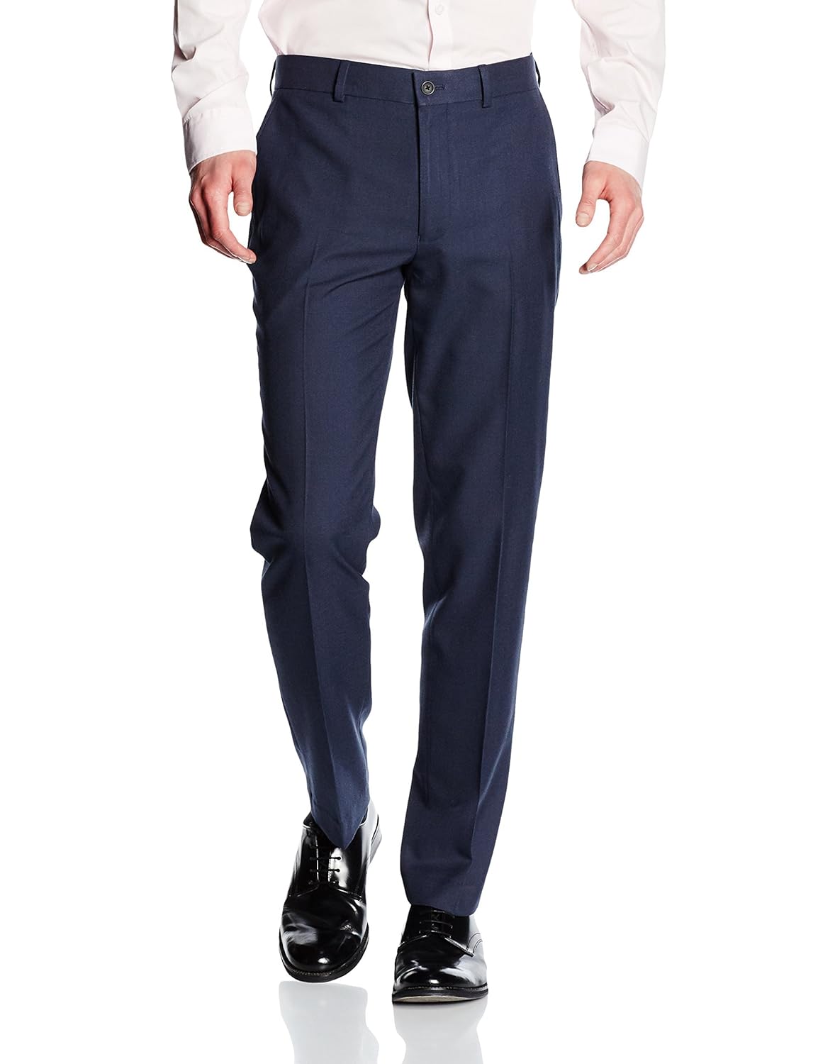 新款外观男式基本款修身西装长裤