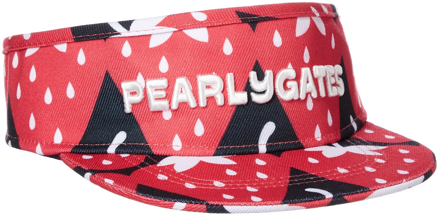 ( パーリーゲイツ ) pearly gates [ 男女通用 ] 草莓图案平遮阳帽(可