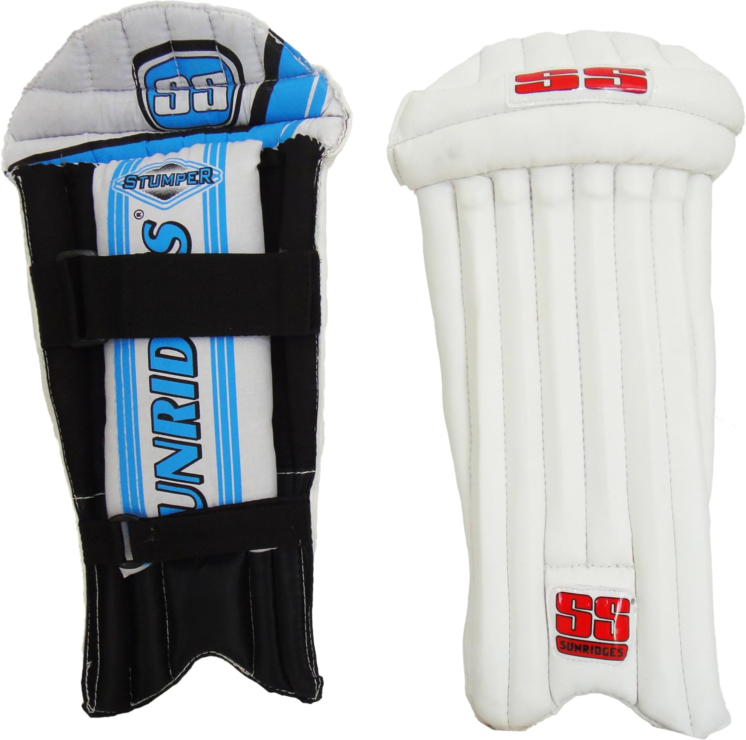 ss boys stumper pu wicket keeping leg guards