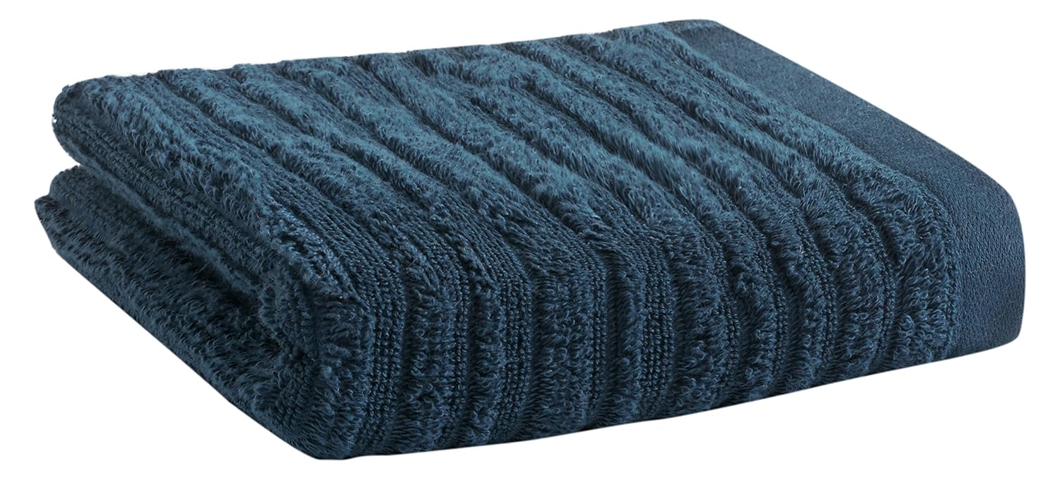 loft by loftex cascading 纯色毛巾 午夜蓝 16" x 28" 91030