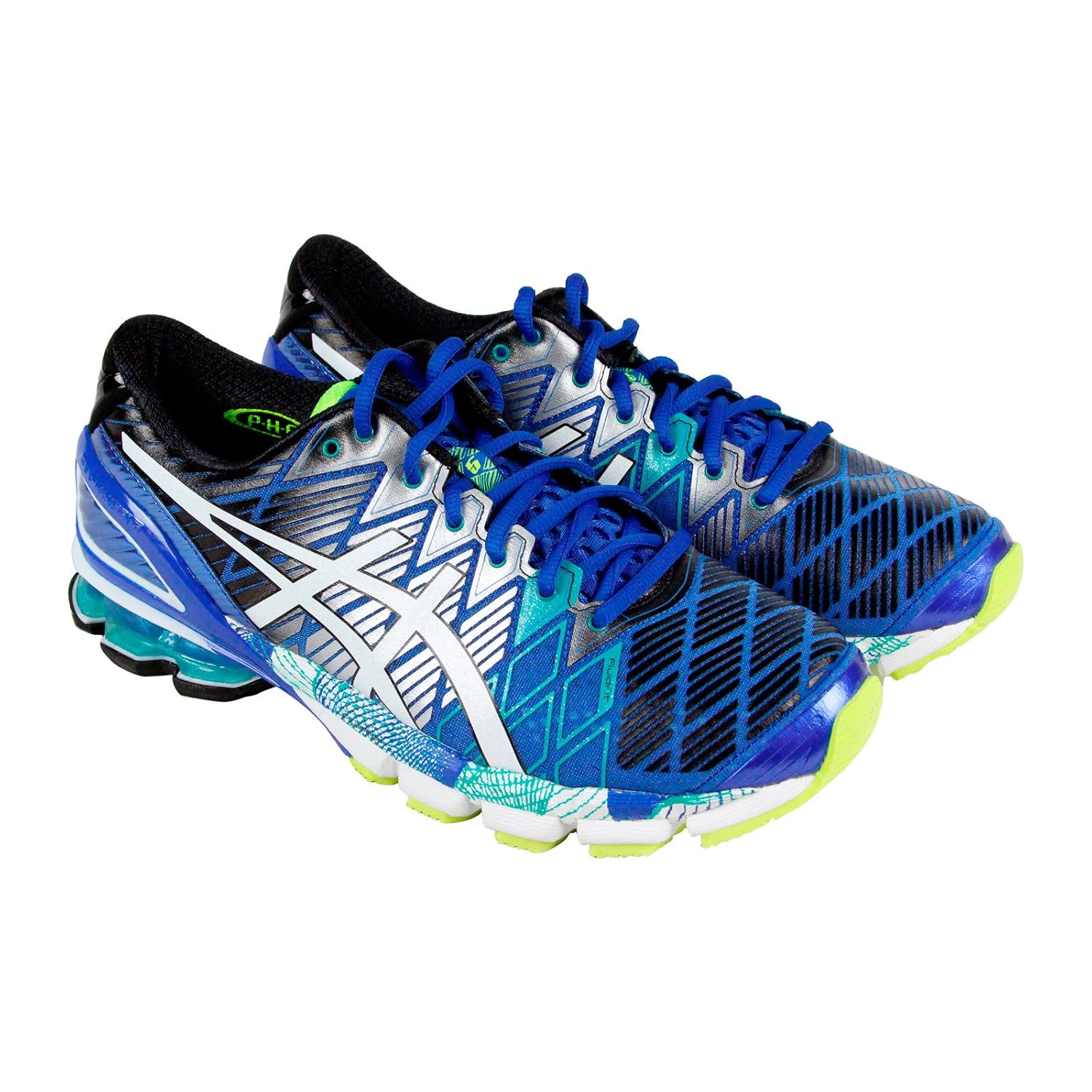 asics 亚瑟士 gel kensei 5 mens multi-color mesh athletic lace up