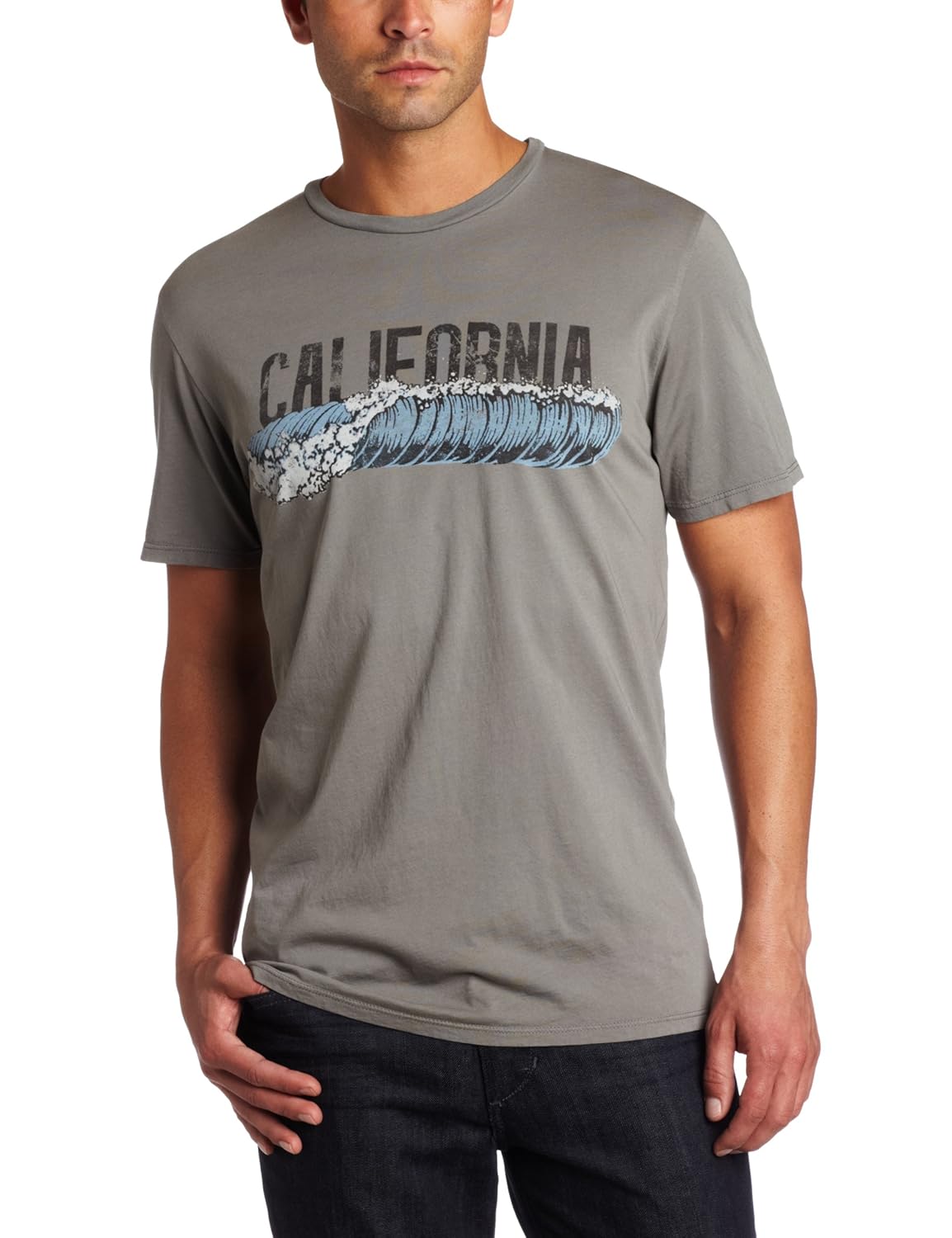 vicarious 来自大自然男式加利福尼亚图案 t 恤 shell medium