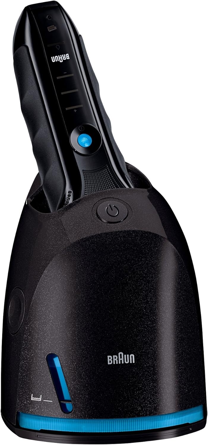 braun series 5 550cc shaver system, black and silver