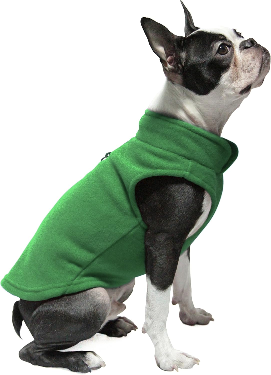 gooby every day 抓绒防寒狗狗背心适合小型犬 绿色 x-large chest