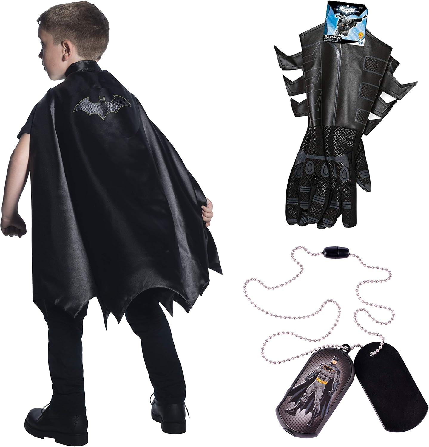 dc comics 儿童蝙蝠侠斗篷和配件包