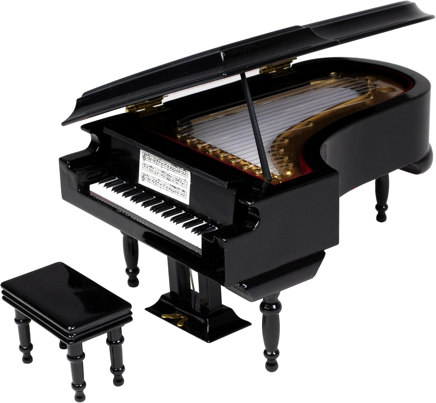 sunrise sound house 迷你乐器 三角钢琴模型グランドピアノ 18cm  