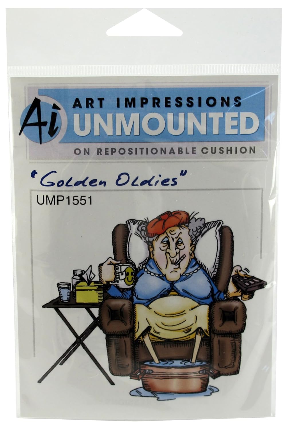 art impressions gladys rubber stamp