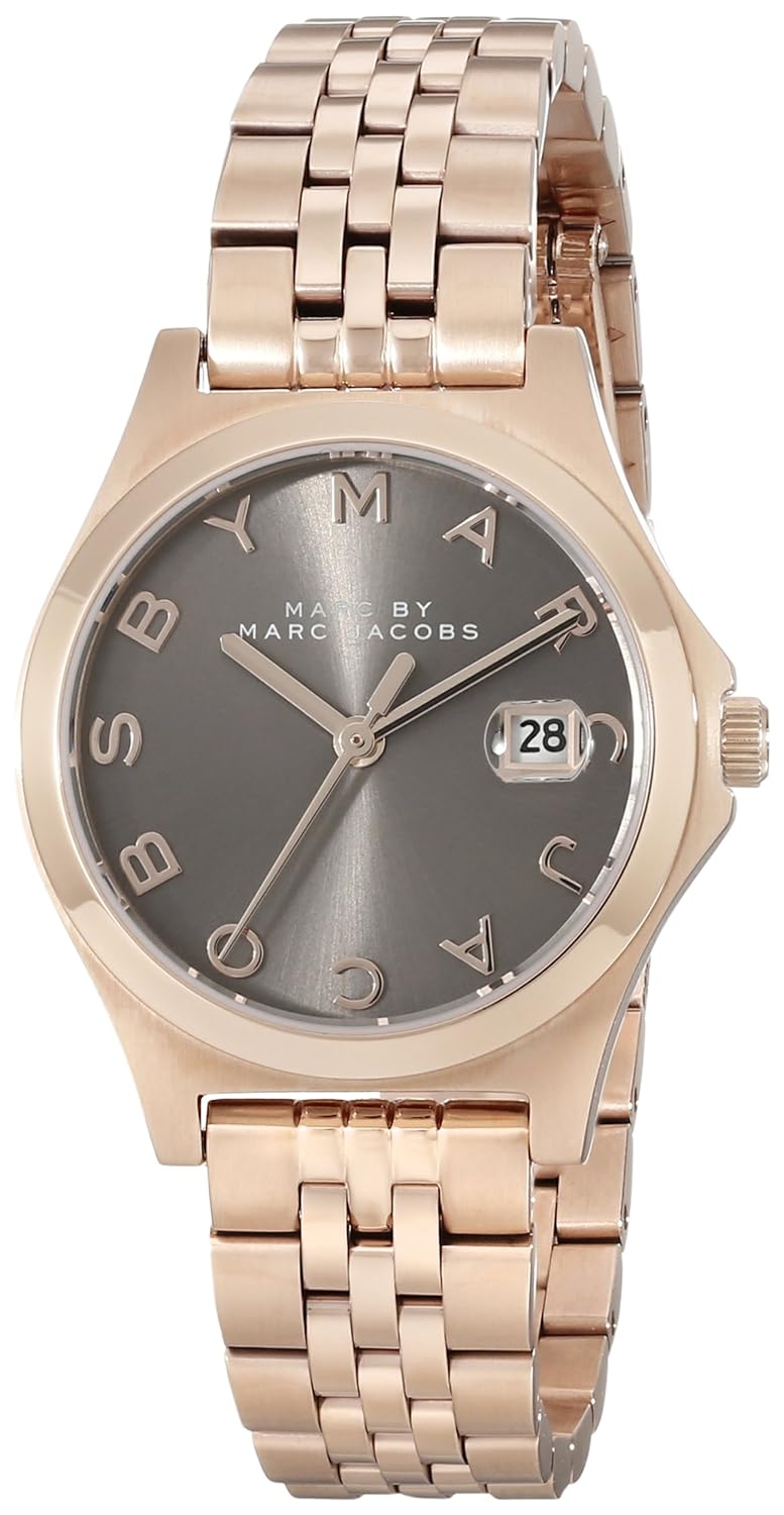 marc by marc jacobs 女士 mbm3352 玫瑰金不锈钢表链手表