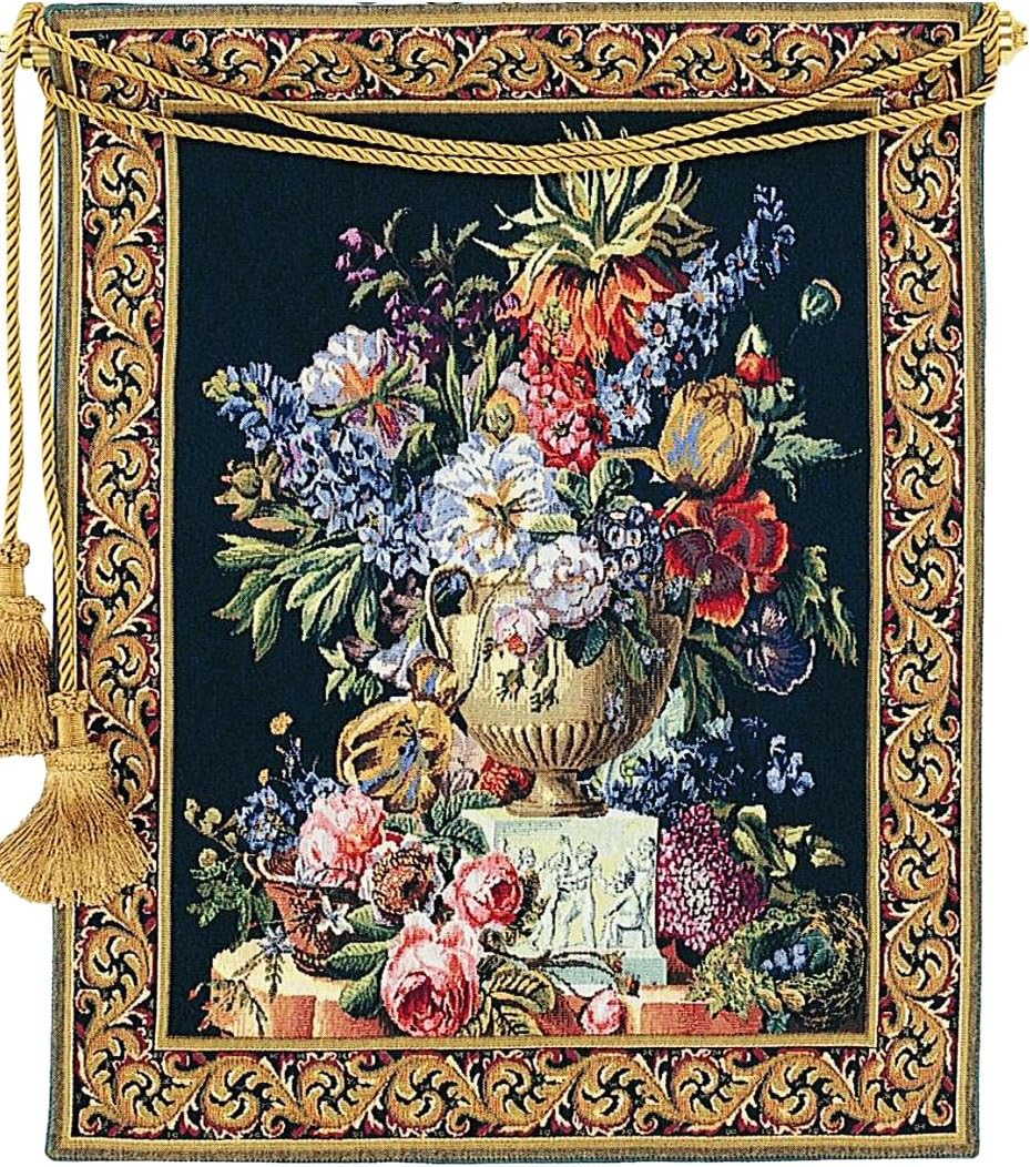 corona decor fiori 欧洲花卉挂毯 墙饰