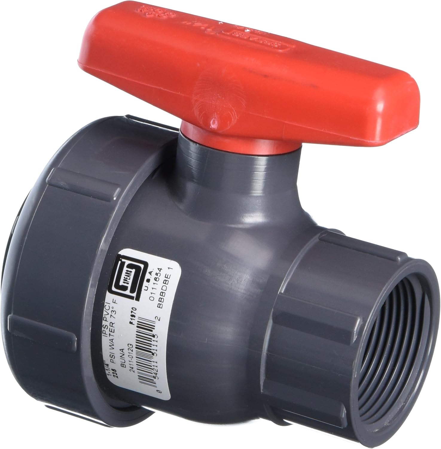 spears 2411-012g pvc schedule 80 单入口球阀