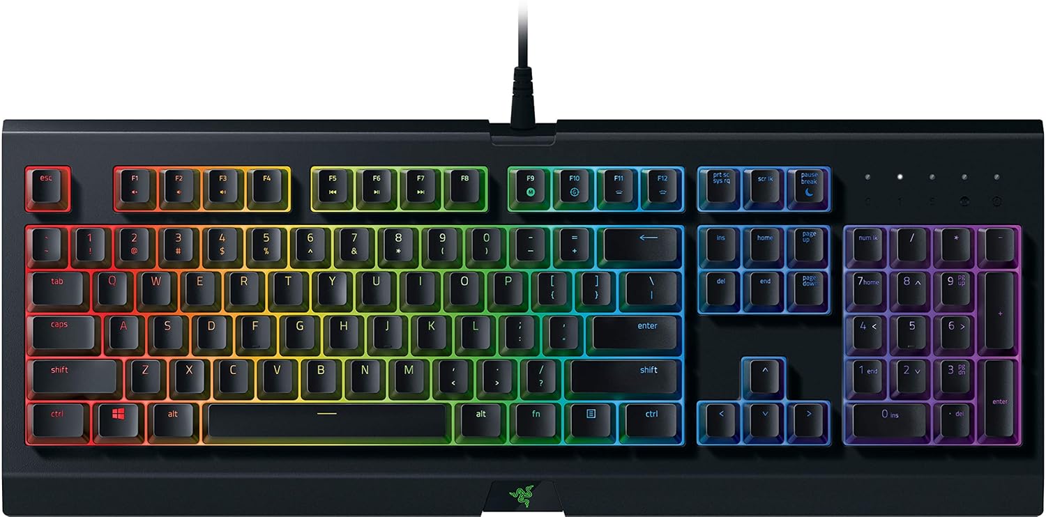 razer cynosa chroma 薄膜游戏键盘 英语英语键盘 【日本正规代理店*