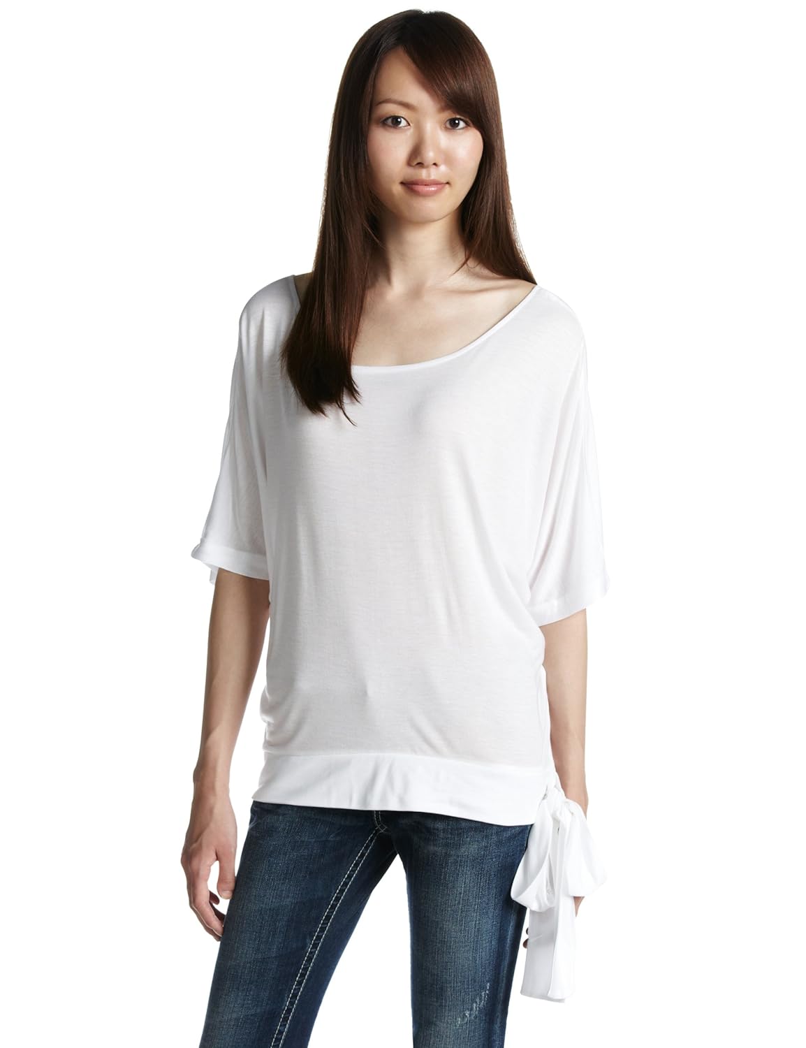 ( 纯色 - 简约版 ) pure & simple 短袖上衣 s / boat 圆领 with tie