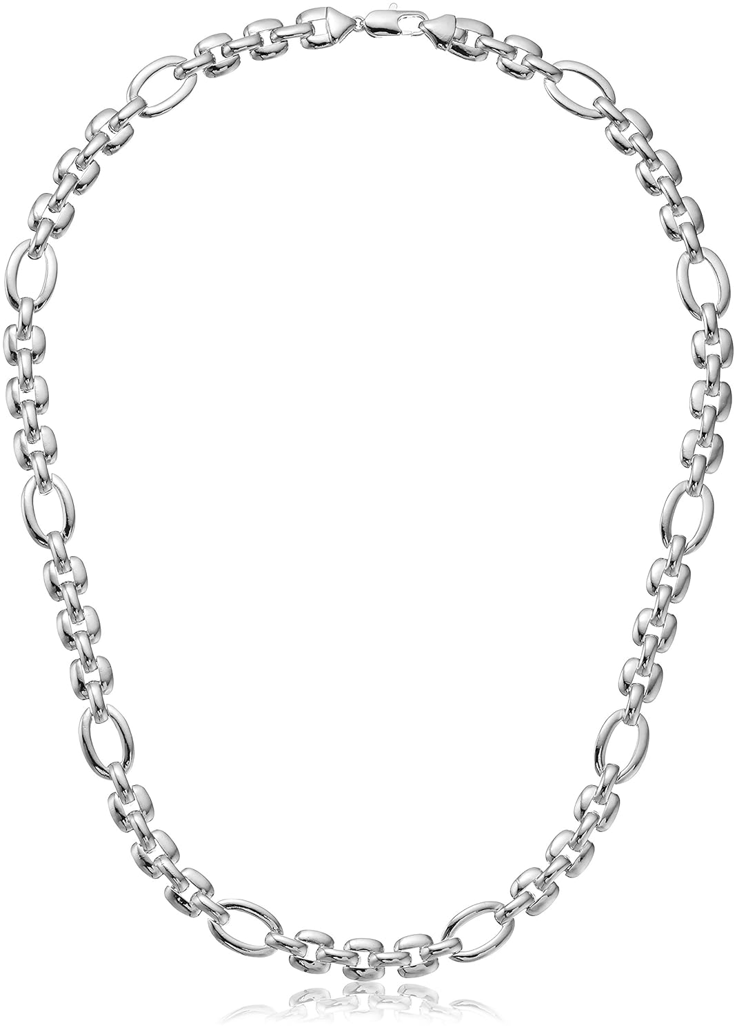 fine 镀银青铜项链,50.8cm