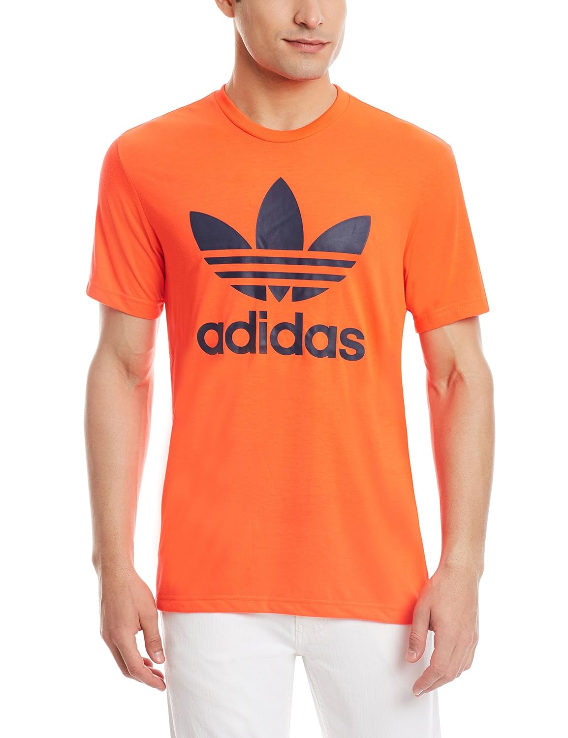 adidas originals 三叶草 男士 短袖t恤 aj696