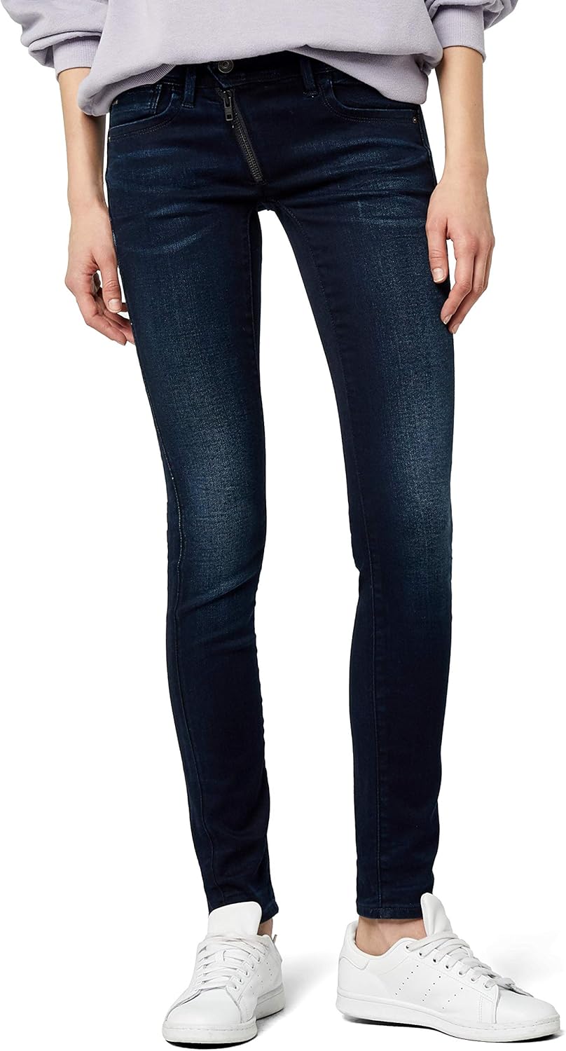 g-star 女式 lynn 拉链紧身牛仔裤