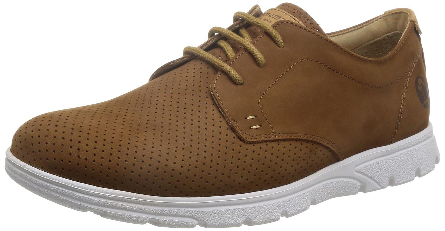 panama jack 男 踝靴domani pt153903c007 深青棕色 42(亚马逊进口直