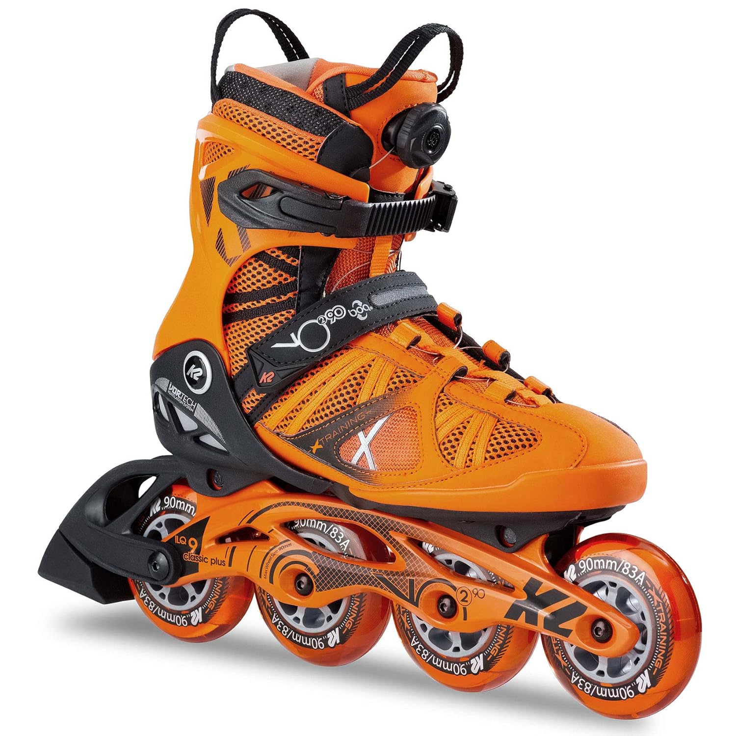 k2 skate 男式 vo2 90 boa 直排滑鞋 5 橙色 i170201801050