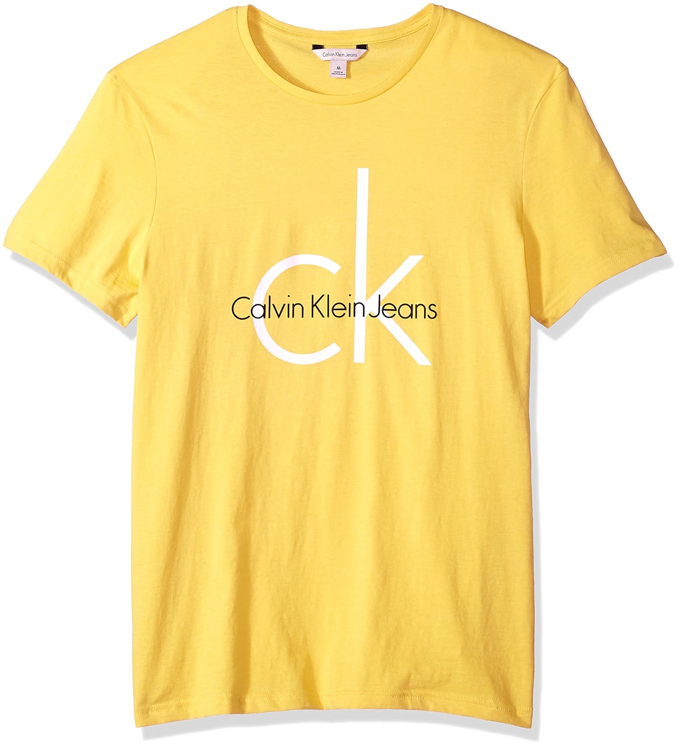 calvin klein 卡尔文·克莱恩 男式 短袖经典 ck 徽标圆领 t 恤