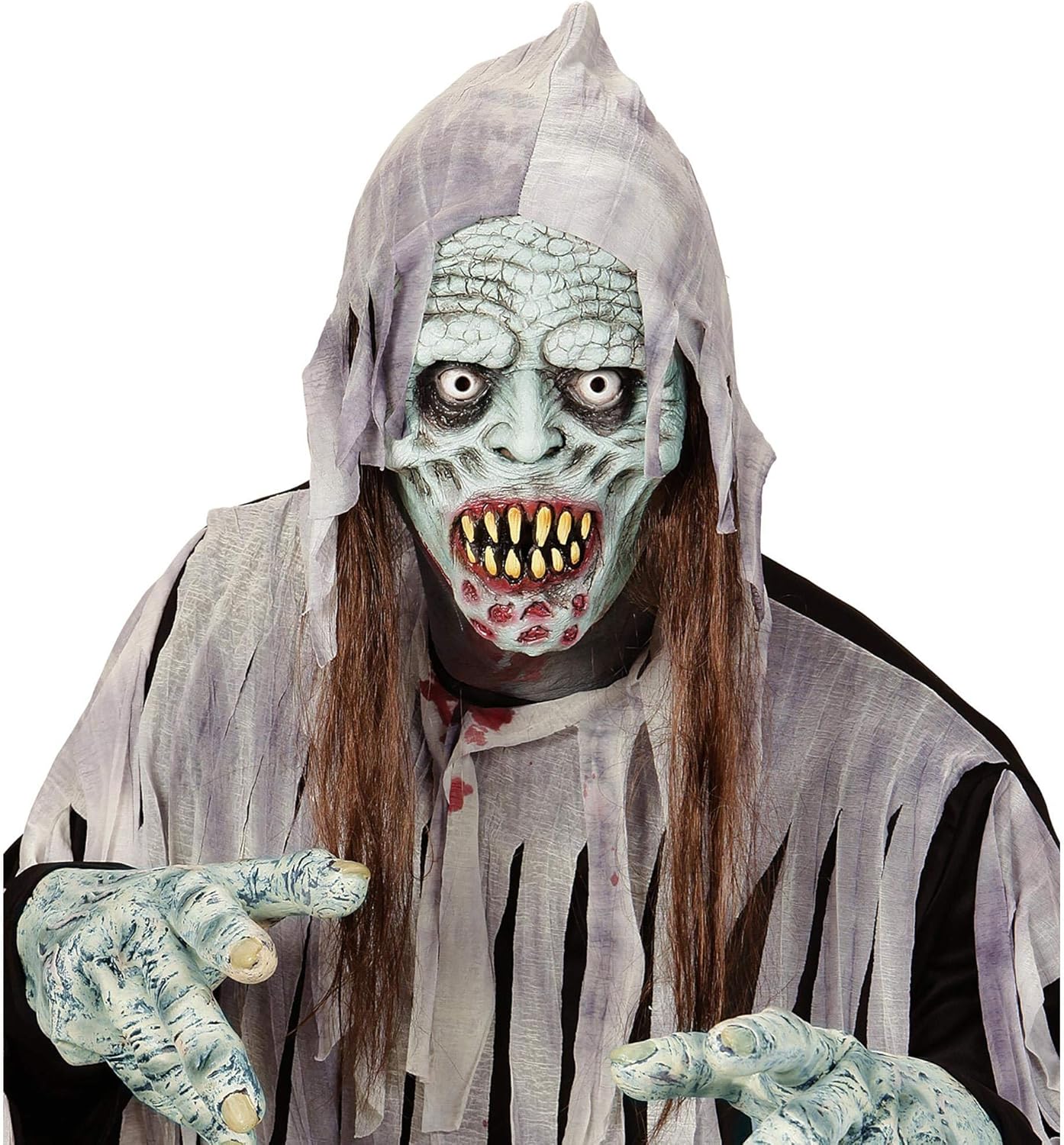 widmann 00374 带帽僵尸面具(均码) - 玩具 - 亚马逊中国
