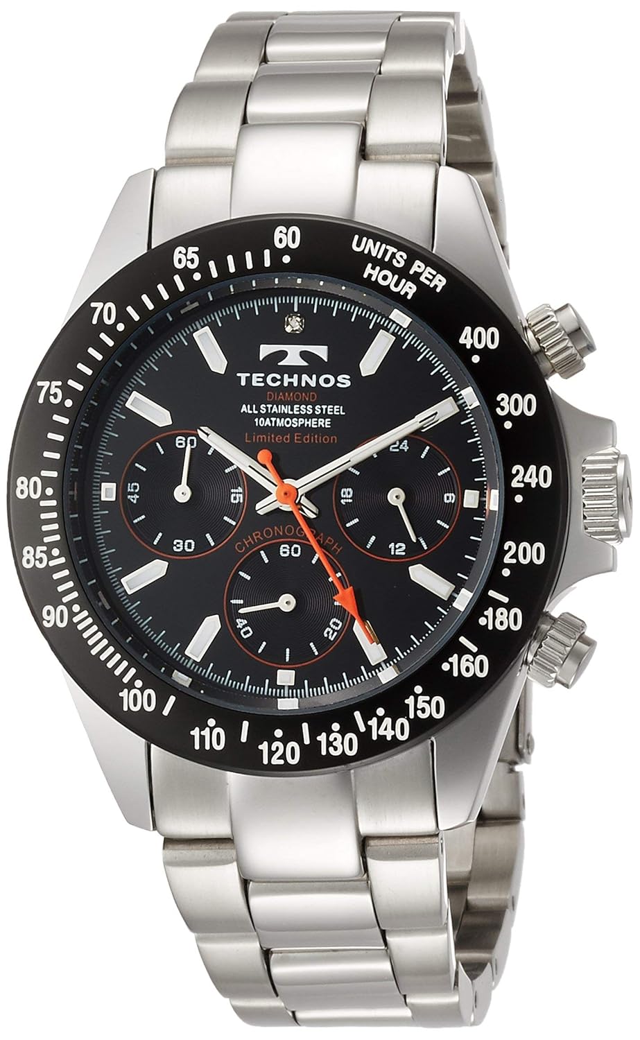 technos chronograph mens watch t4286sb -海外卖家直邮