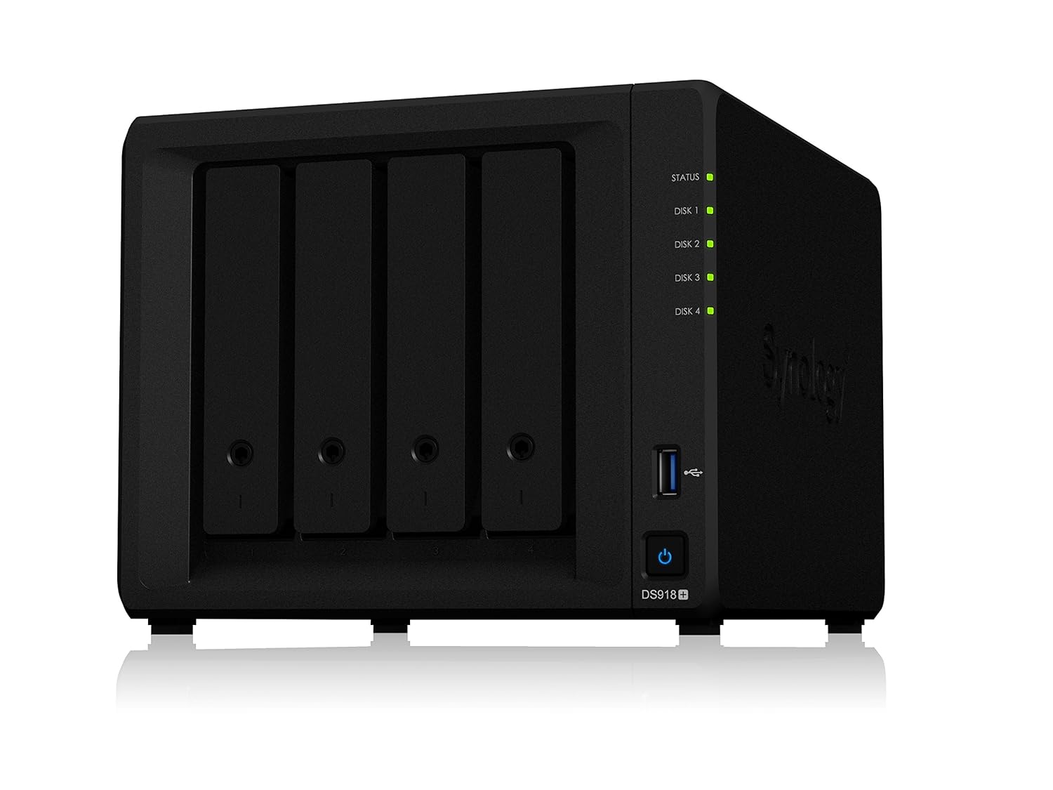 synology 群晖 4槽式 nas diskstation ds918  (无盘)