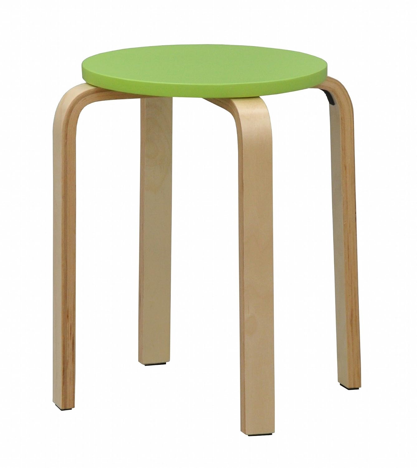 ais木制圆椅 组装式 绿色 41.5x41.5x45cm lfmi-005gn
