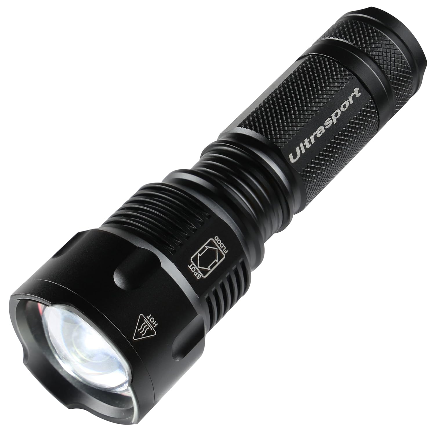 ultra sports led手电筒 充电式 可使用单三电池 防水 5种灯光模式