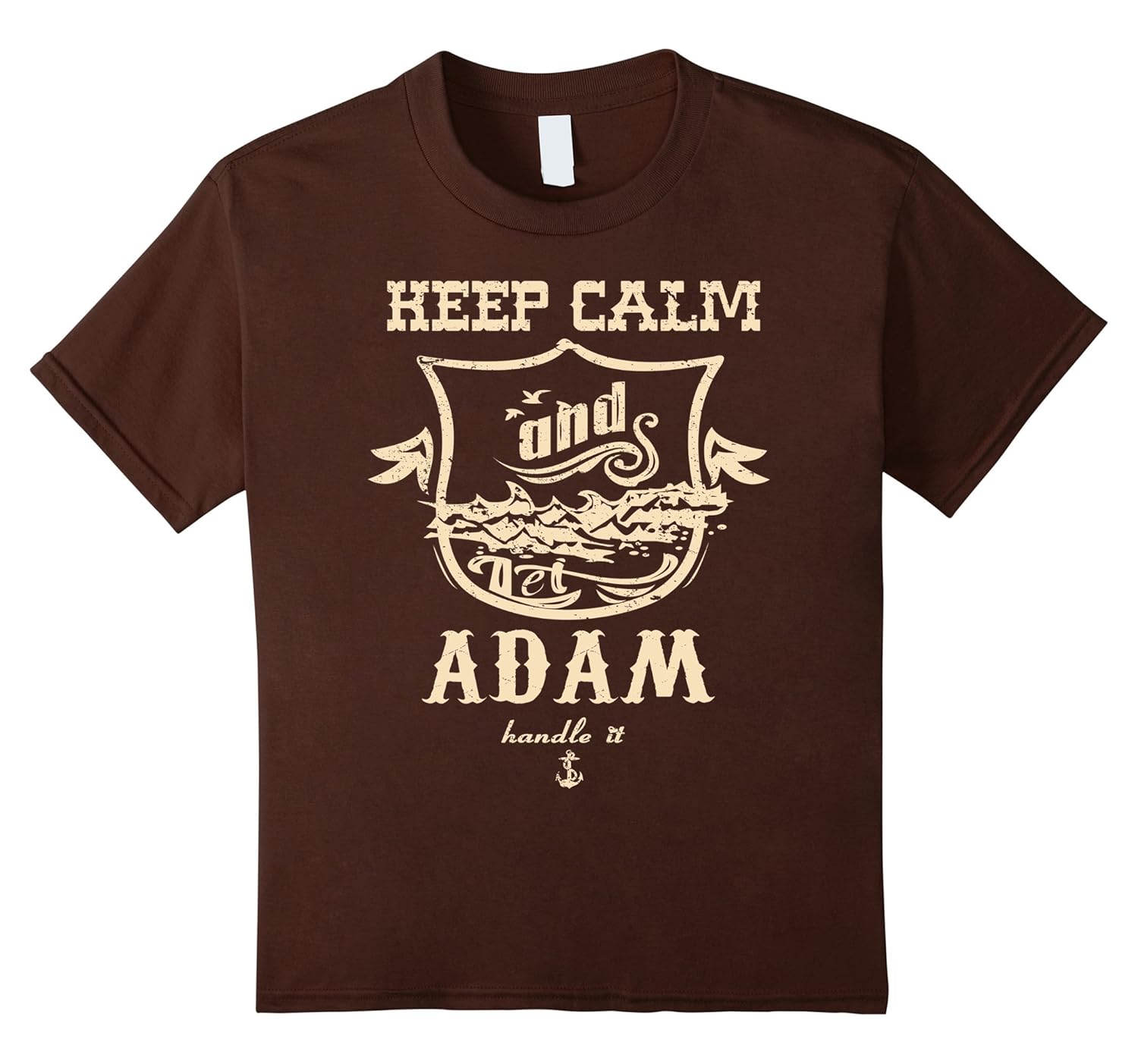 shirt for name adam 棕色 kids 8