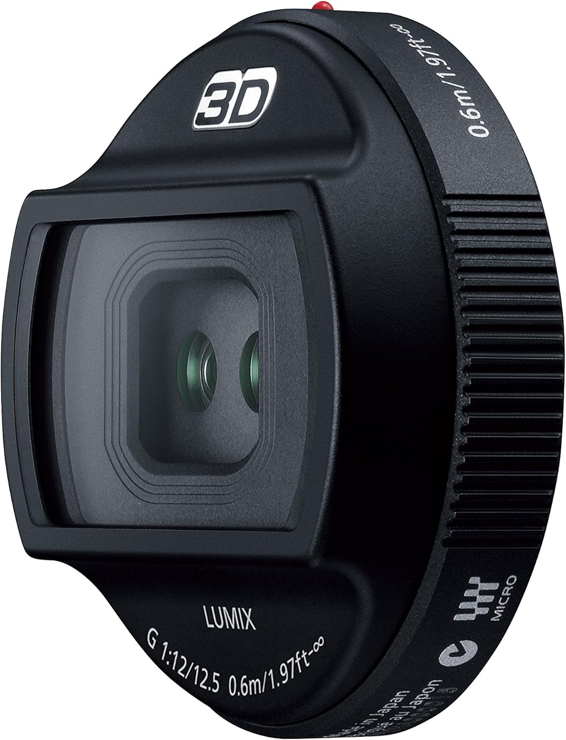 panasonic 定焦 3d镜头 微型4/3用 lumixg 12.5mm/f12 h-ft012