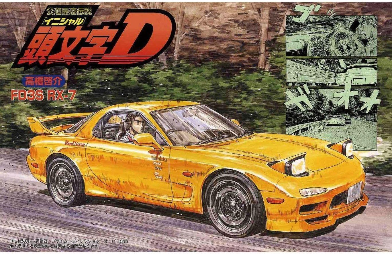 富士美模型 头文字d系列10 fd3s rx-7 高桥启介规格