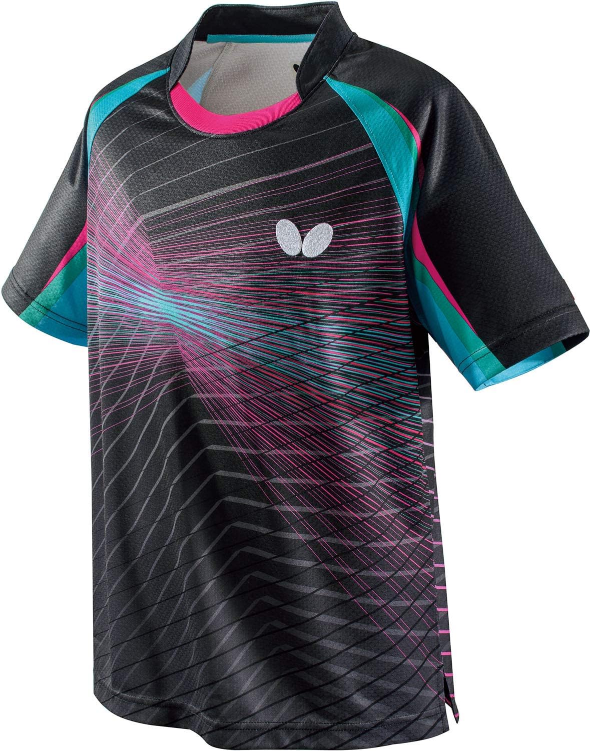 蝴蝶(butterfly) 乒乓球 比赛用 半袖比赛装 优雅 衬衫 男女通用