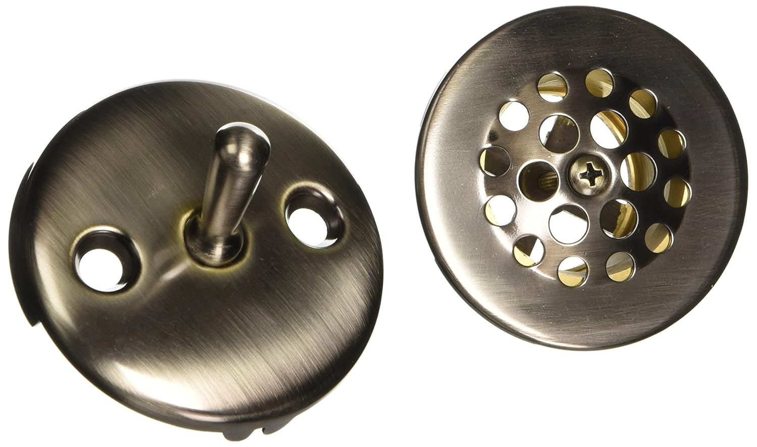 jaclo 厕所 坦克旅行操纵杆排水套件 锡色 520-pew