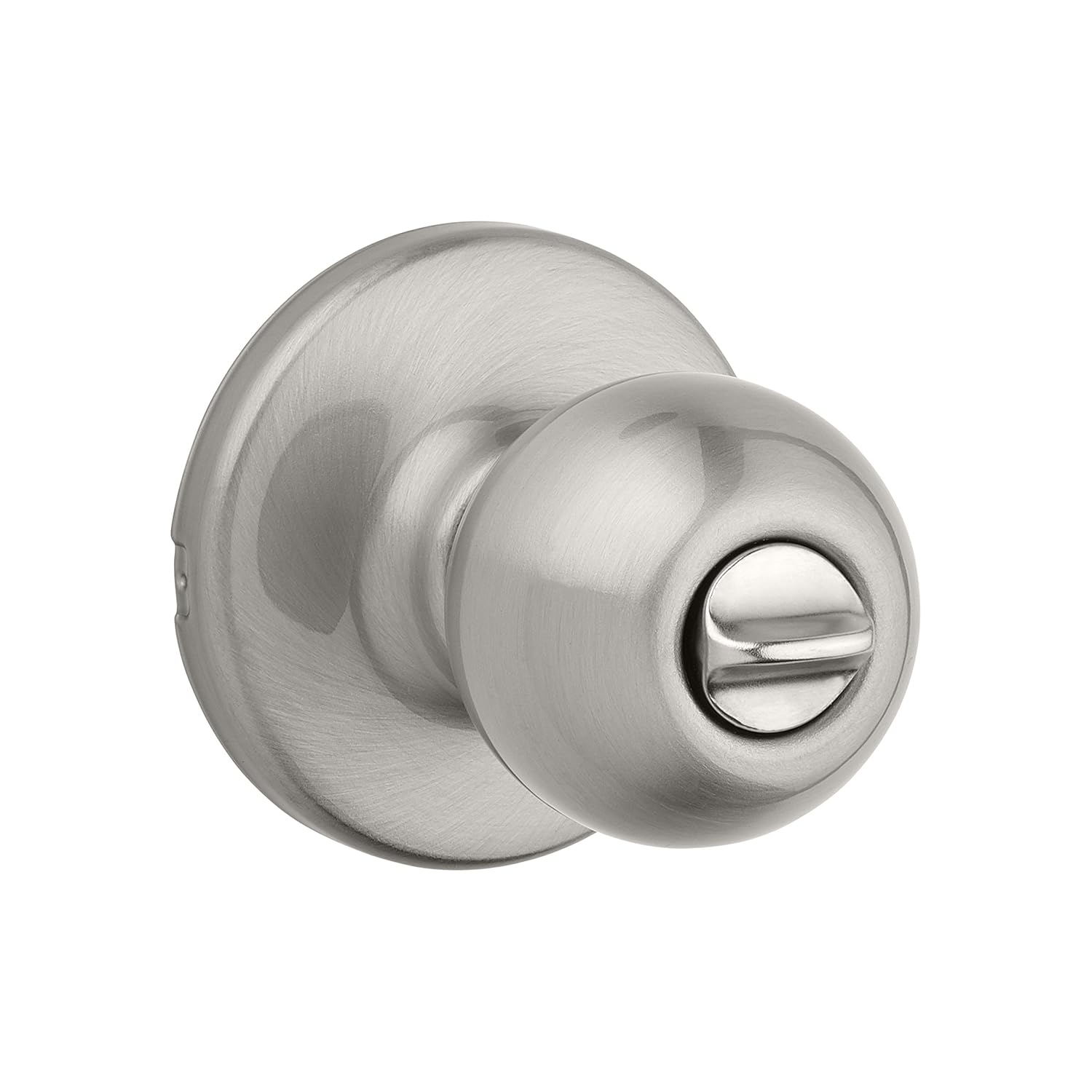 kwikset 93001-915 polo privacy bed/bath knob in satin nickel