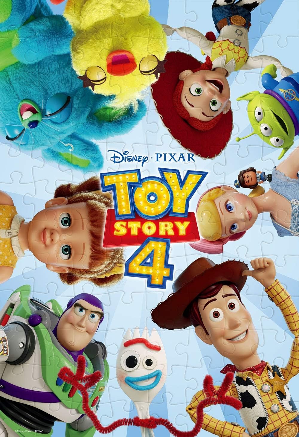96片 儿童拼图 toy story4(玩具总动员4) 大家一起学习 【儿童拼图】