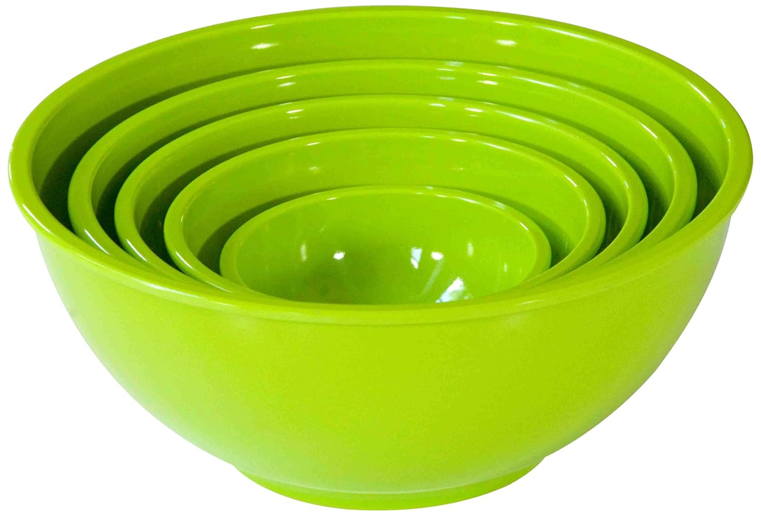 eco bamboo 5 piece stacking bowl set