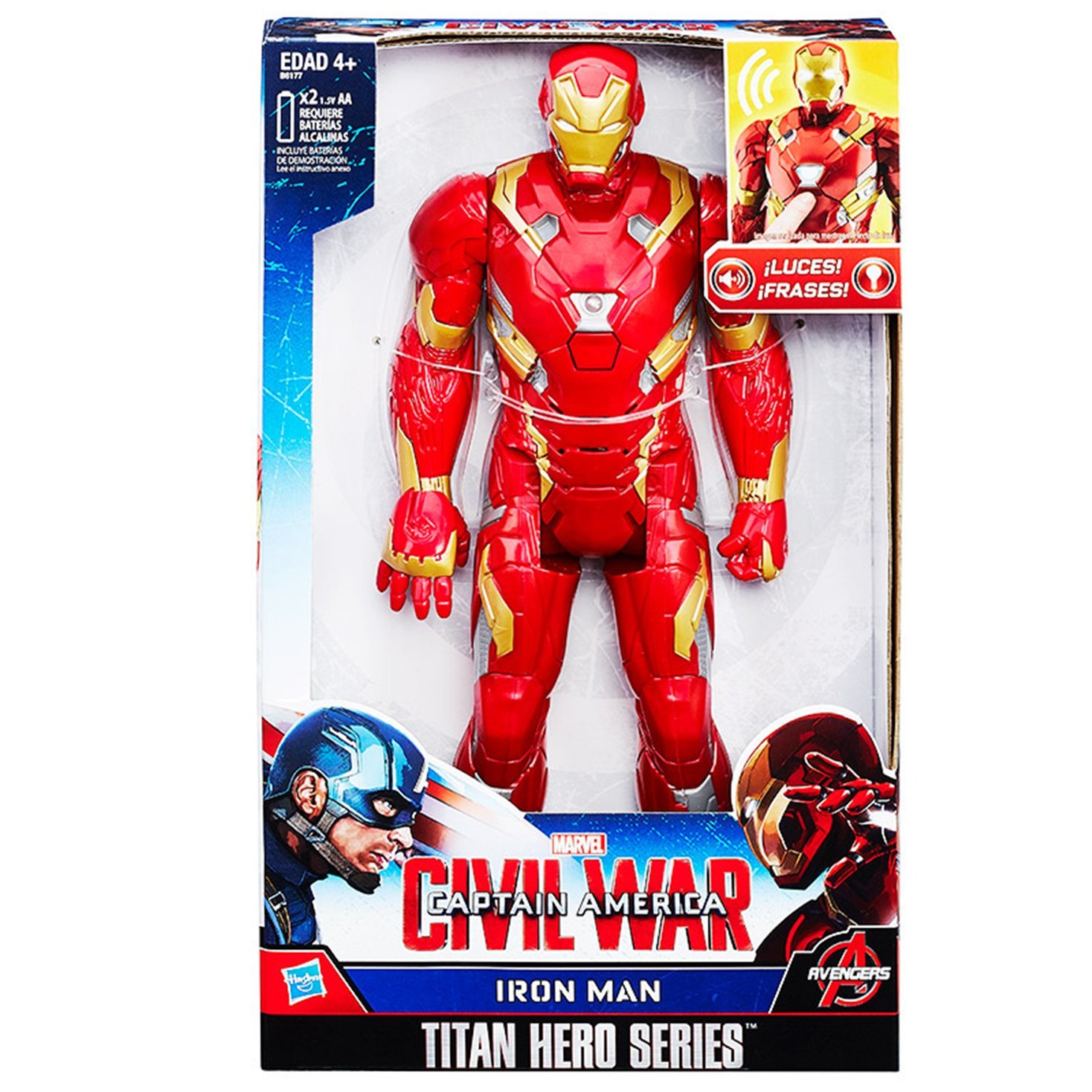 Hasbro 孩之宝marvel 漫威英雄系列电能公仔之钢铁侠b6177 首页爆料 买手党