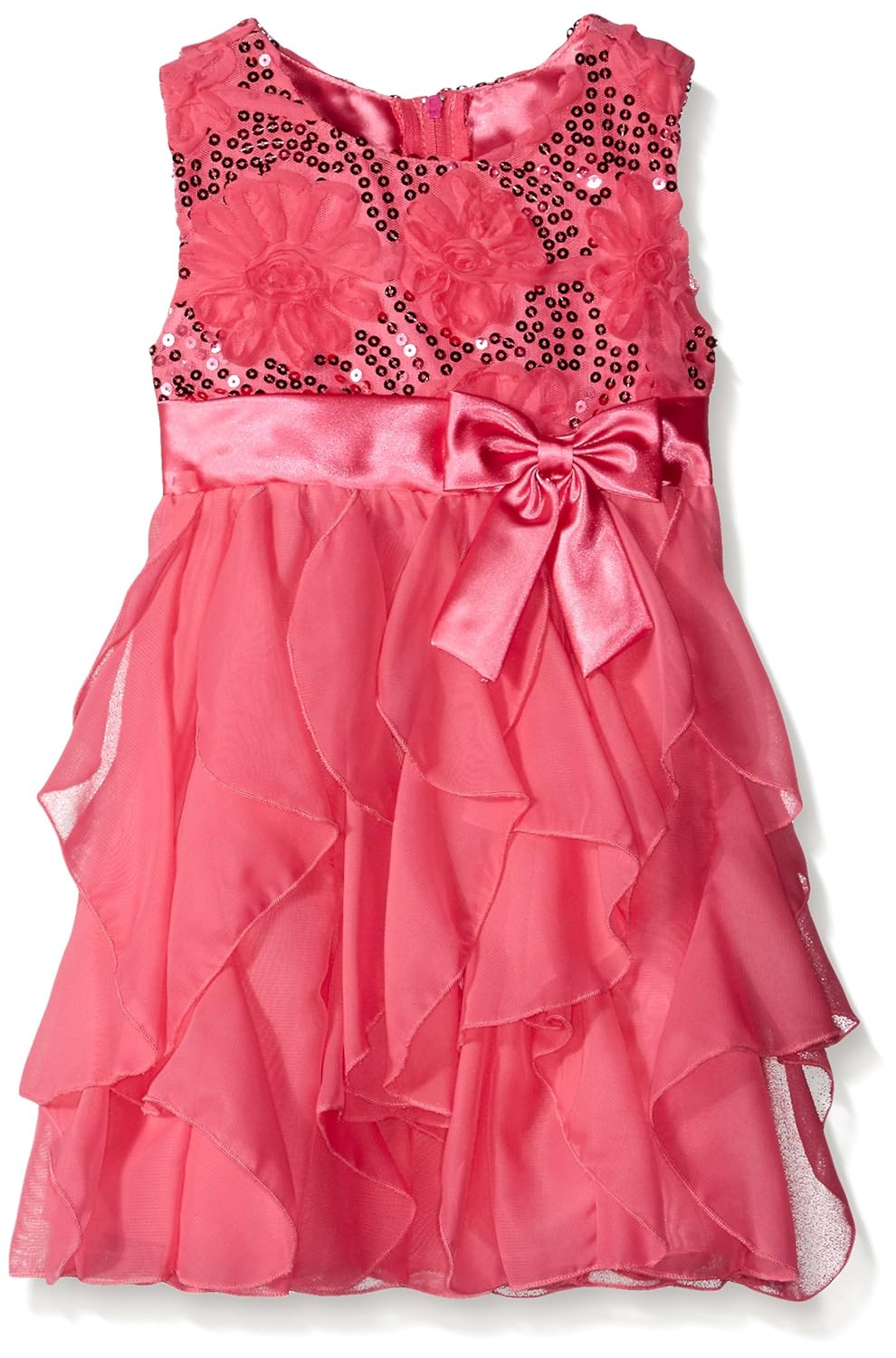 american princess 女孩珠片螺旋形裙