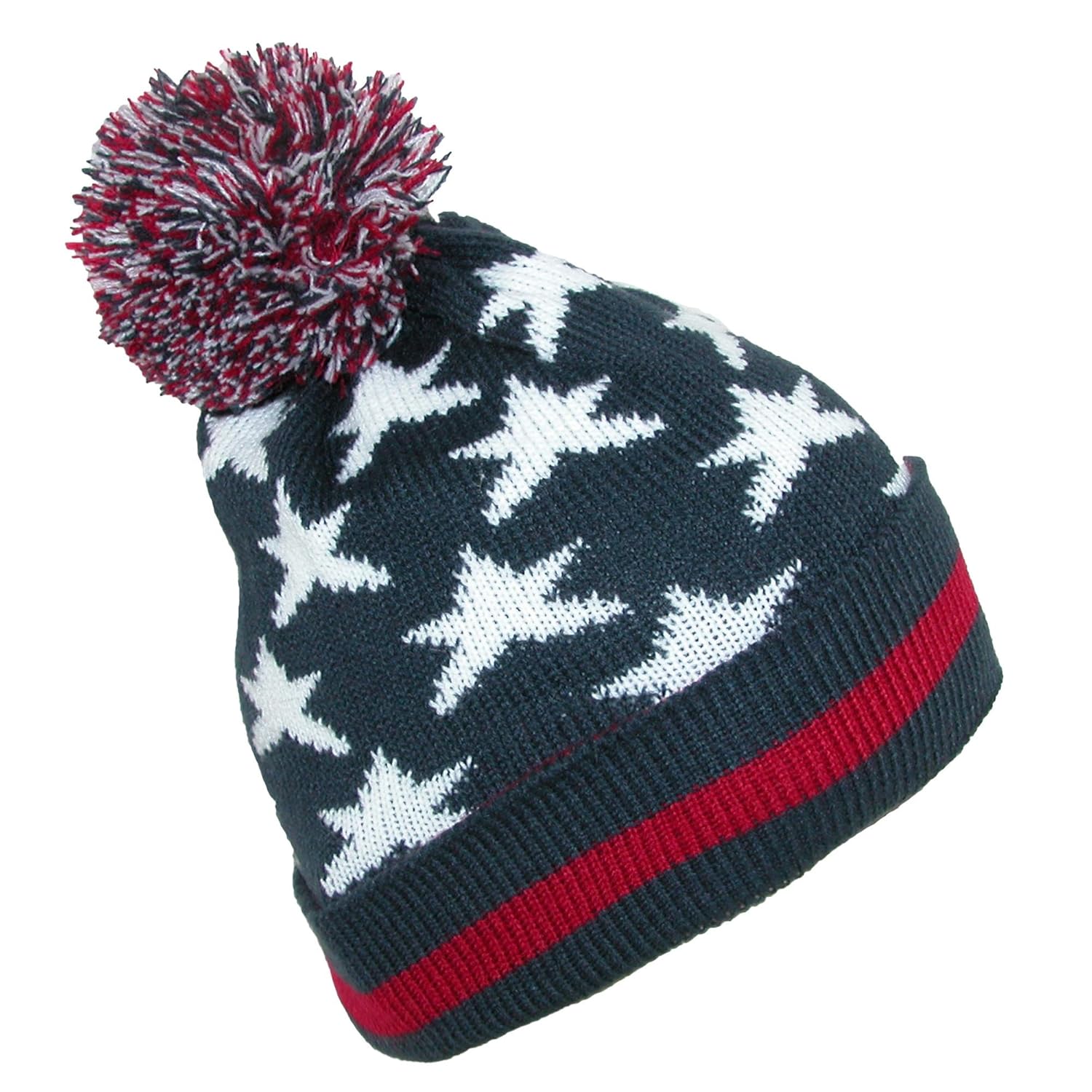 dpc outdoor design mens stars and stripes usa beanie cuff cap