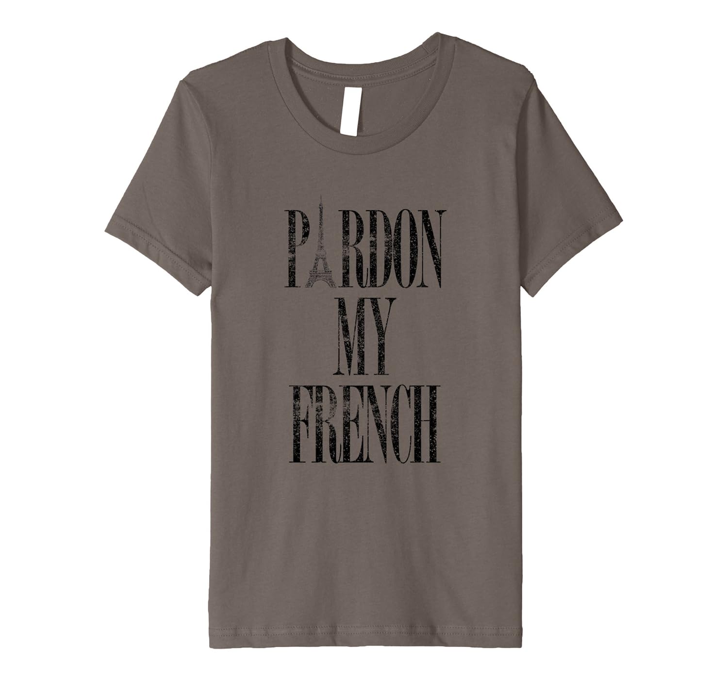 pardon my french 字样定制设计 t 恤 asphalt kids 8