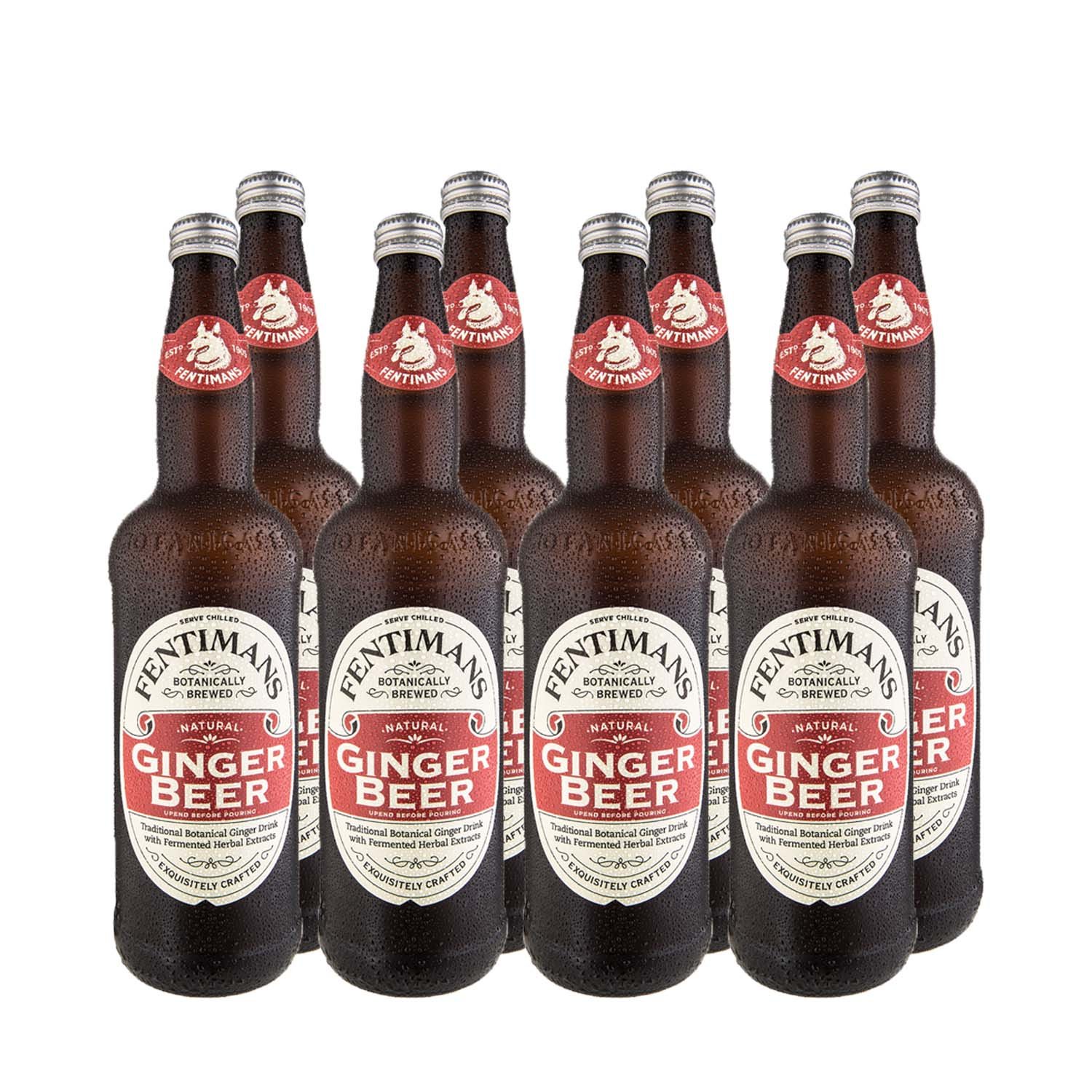fentimans ginger beer, 750 ml (pack of 8)