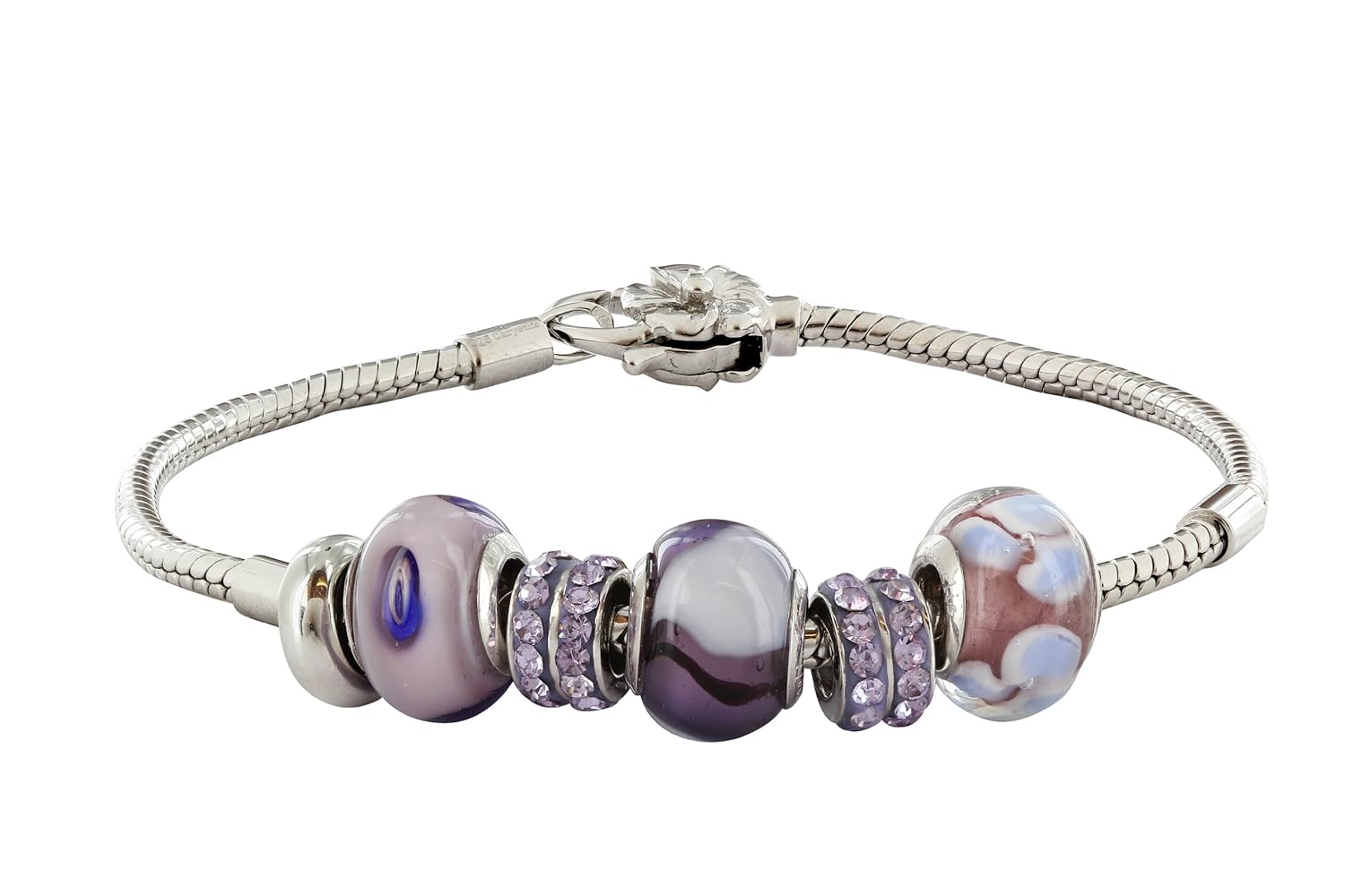 chrysalis 92.5标准纯银镀姥马里兰成品18 cm 手链