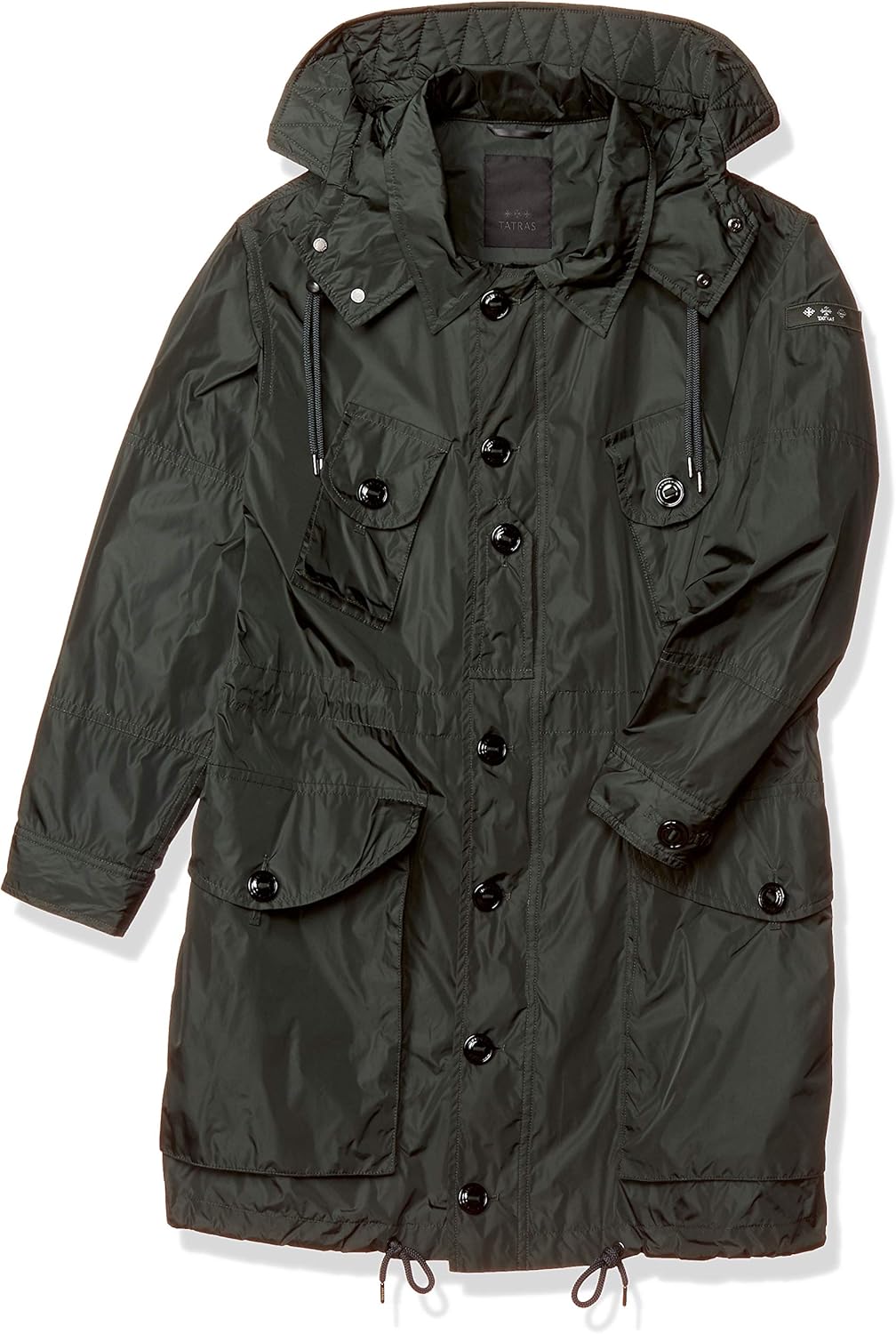 tatlas 坦克 拉链夹克 mta20s4657/egesia/尼龙材质 半长 男士