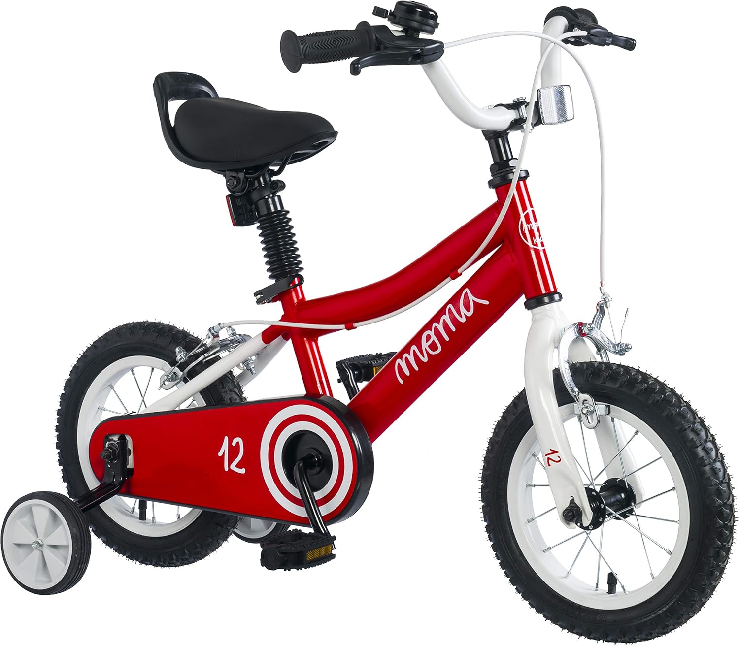 自行车 12 英寸 小轮子 3 岁 适合 80 至 105 厘米 grβe,红色单色