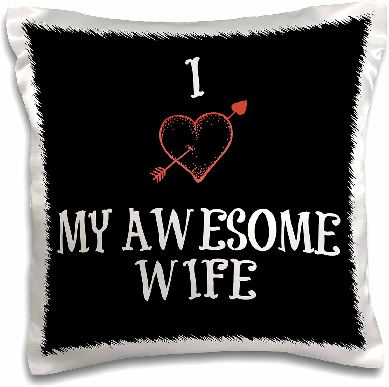 3drose xander 的情人节 – i love my awesome wife ,红色心形,黑色