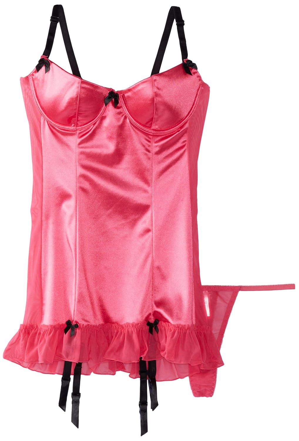 dreamgirl 女士 starlet 缎面吊带丁字裤 【dreamgirl