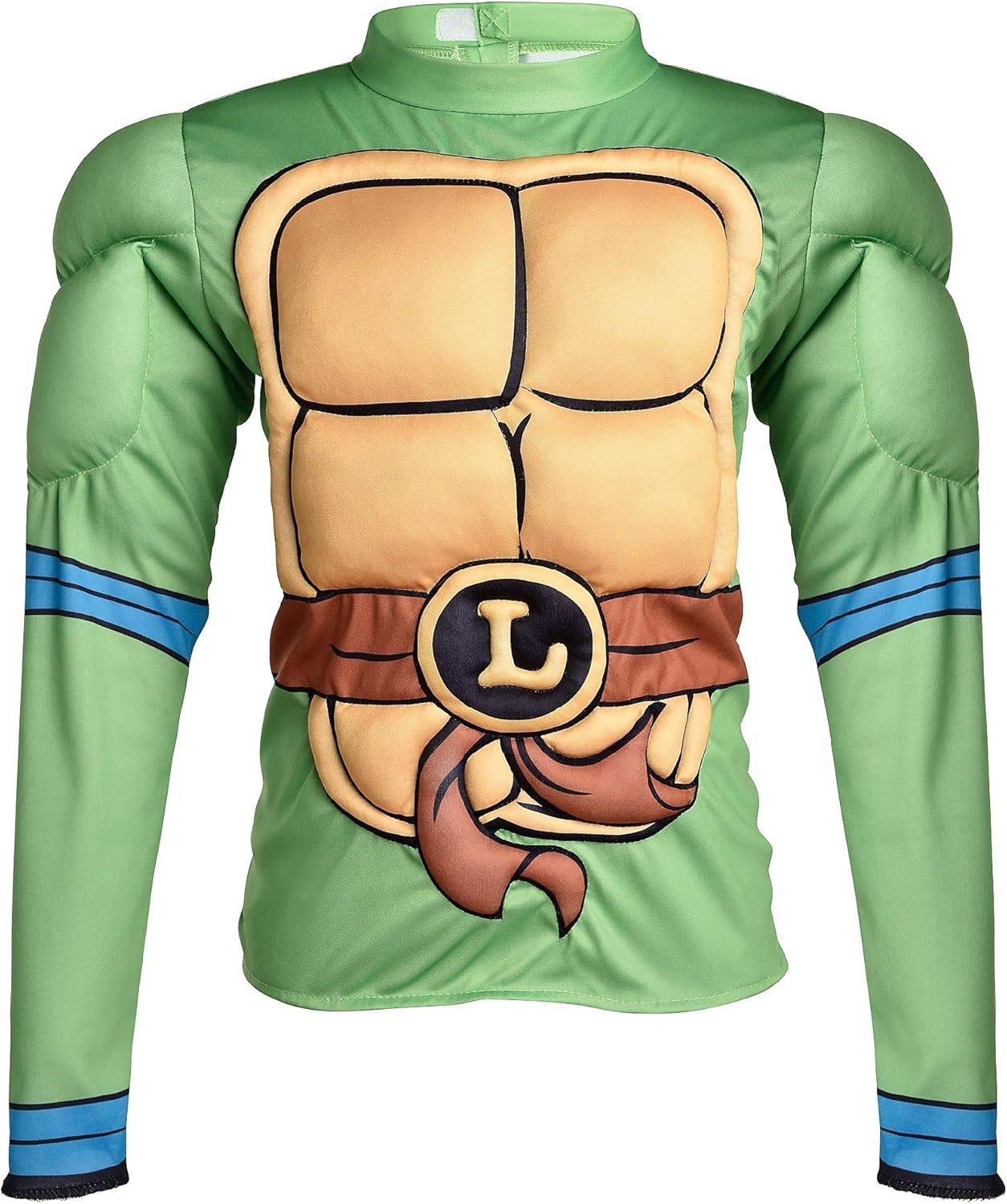 amscan 忍者神龟莱奥纳多肌肉万圣节儿童衬衫,均码