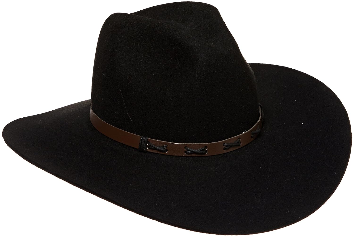 男士 tracker-3x black with band 50 wool blend cowboy hat 黑色 7